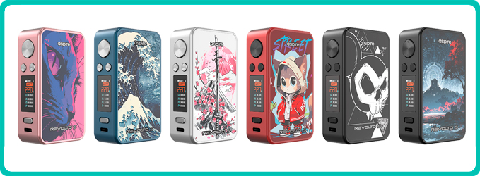 Design de la Box Revolto S Aspire